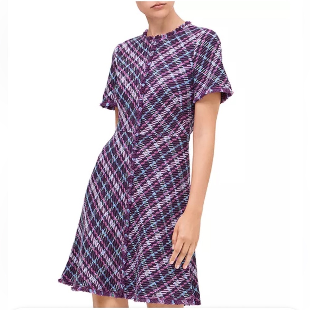 Kate Spade New York Plaid Tweed Dress